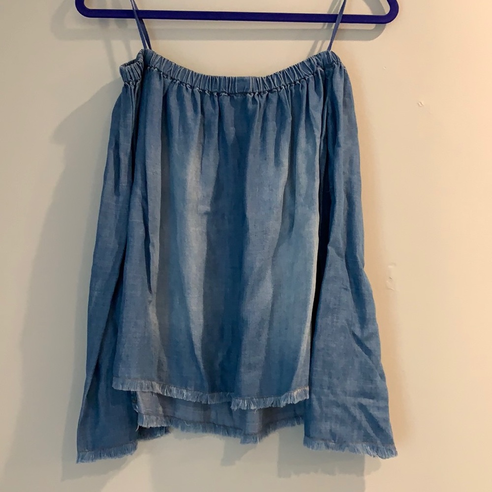 Cloth & Stone - Long Sleeve Off The Shoulder Top